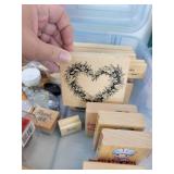Lot of Stamping Supplies and Accessories, Ink Pads, Stamp Scrubber, Paper Stock, Glitter, and More!