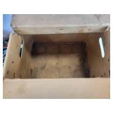 Rock Spring Beverages Box and Carrier and Airborne Screaming Eagles Flag