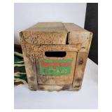 Rock Spring Beverages Box and Carrier and Airborne Screaming Eagles Flag