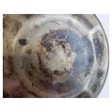 Pair of FLINT Stainless Steel Saucepans and Vintage Metal Wall Décor