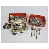Lot of Flatware - Sterling, Silver Plated, and Stainless Steel Pieces