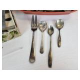 Lot of Flatware - Sterling, Silver Plated, and Stainless Steel Pieces