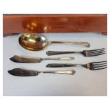 WM Rogers Silver Plated Flatware in Case