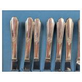 WM Rogers Silver Plated Flatware in Case