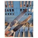 WM Rogers Silver Plated Flatware in Case