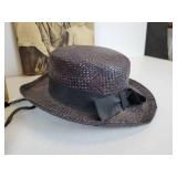 Pair of Vintage Hats and 1957 "Bonnie Scotland" Calendar with Queen Elizabeth on the Cover