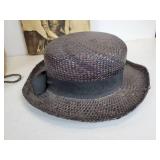 Pair of Vintage Hats and 1957 "Bonnie Scotland" Calendar with Queen Elizabeth on the Cover