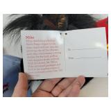 Lot of (3) Vintage Baseball Caps - John Deere, Cushman Motor Scooters, and Conklin - "Mike" Stuffed Wells-Fargo Promo Stuffed Animal