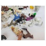 Lot of Treasures - Vintage Kitchen Flavorings, Curious George Jack-in-the-Box, Plastic Animals and Figures