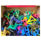 Lot of Treasures - Vintage Kitchen Flavorings, Curious George Jack-in-the-Box, Plastic Animals and Figures