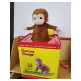 Lot of Treasures - Vintage Kitchen Flavorings, Curious George Jack-in-the-Box, Plastic Animals and Figures