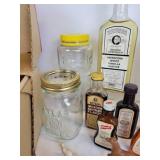 Lot of Treasures - Vintage Kitchen Flavorings, Curious George Jack-in-the-Box, Plastic Animals and Figures