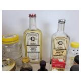 Lot of Treasures - Vintage Kitchen Flavorings, Curious George Jack-in-the-Box, Plastic Animals and Figures