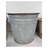 Lot of (4) Galvanized Buckets