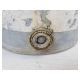 Lot of (4) Galvanized Buckets