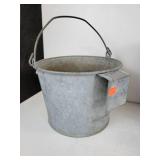 Lot of (4) Galvanized Buckets