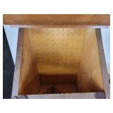 Vintage "Taters & Onyuns" Cabinet, Sunny Suzy Tin Oven, Tonka Truck, and Enamel Pan - NO SHIPPING