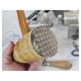 Lot of Vintage Kitchen Items, Meat Grinders, and Shoe Stretchers