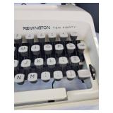 Portable Remington Ten Forty Typewriter with Case