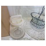 Box of Vintage Glassware, Porcelain, and More! NO SHIPPING