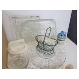 Box of Vintage Glassware, Porcelain, and More! NO SHIPPING