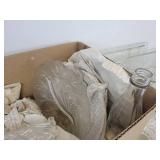 Box of Vintage Glassware, Porcelain, and More! NO SHIPPING