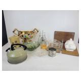Lot of Vintage/Mid Century Modern Serveware and Décor - NO SHIPPING