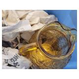 Tote of Vintage/Mid Century Modern Glassware, Home Décor and More! NO SHIPPING