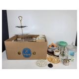 Large Lot of Vintage Glassware, Serveware, and Décor - NO SHIPPING