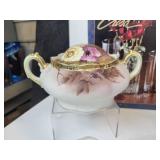 Large Lot of Vintage Porcelain Bird Figurines, Planters, Brass Crab Ash Tray, and More - NO SHIPPING