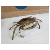 Large Lot of Vintage Porcelain Bird Figurines, Planters, Brass Crab Ash Tray, and More - NO SHIPPING