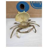 Large Lot of Vintage Porcelain Bird Figurines, Planters, Brass Crab Ash Tray, and More - NO SHIPPING