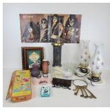 Lot of Vintage Home Décor - Includes Skipper and Scott Paper Dolls (1981) and KISS Poster from "16" Magazine!