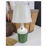 Lot of Vintage Treasures - Apple Basket, Oil Lamp, Christian Song Books, Lamps, and More! NO SHIPPING