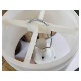 Lot of Vintage Treasures - Apple Basket, Oil Lamp, Christian Song Books, Lamps, and More! NO SHIPPING