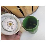 Lot of Vintage Treasures - Apple Basket, Oil Lamp, Christian Song Books, Lamps, and More! NO SHIPPING