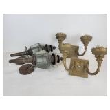 Pair of Vintage Light Fixtures