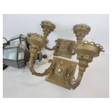 Pair of Vintage Light Fixtures