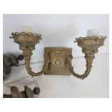 Pair of Vintage Light Fixtures