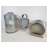 Galvanized Watering Can and Feeders - NO SHIPPING
