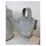 Galvanized Watering Can and Feeders - NO SHIPPING
