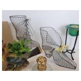 Lot of Home Décor - Bird Statuary, Display Stands, and More - NO SHIPPING