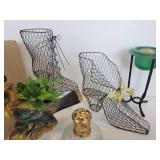 Lot of Home Décor - Bird Statuary, Display Stands, and More - NO SHIPPING