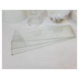 Lot of Glassware - Green Glasses (Large and Small), Daisy Snack Set, Glass Lampshade, and More! NO SHIPPING