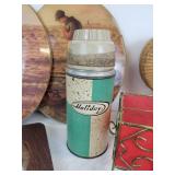 Lot of Vintage Décor - TV Lamp, Framed Lithos, Covered Basket, and More - NO SHIPPING