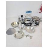 Lot of Vintage Toys - Giant Monkeys in a Barrel, "Little Lady" Cookware Set, Tonka Toy, and More!