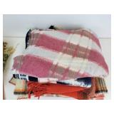 Lot of Blankets and Linens - NO SHIPPING