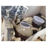 Lot of Vintage Home Décor - Includes Vases, Artificial Fruit, and More! NO SHIPPING