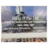 Pair of Posters - Dale Earnhardt "King of the Hill"/Unocal 76 and Dale Junior/ACDelco