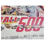Movie Poster - Fireball 500 featuring Frankie Avalon, Annette Funicello, and Fabian